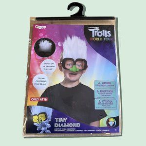 Trolls Light-Up Child Headpiece Tiny Diamond Costume Mask Pretend Play